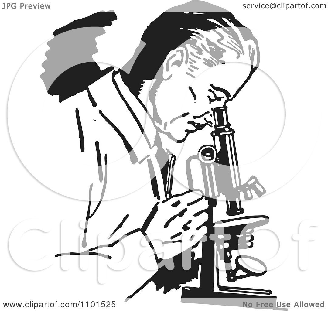 1080x1024 Scientist Clipart Retro