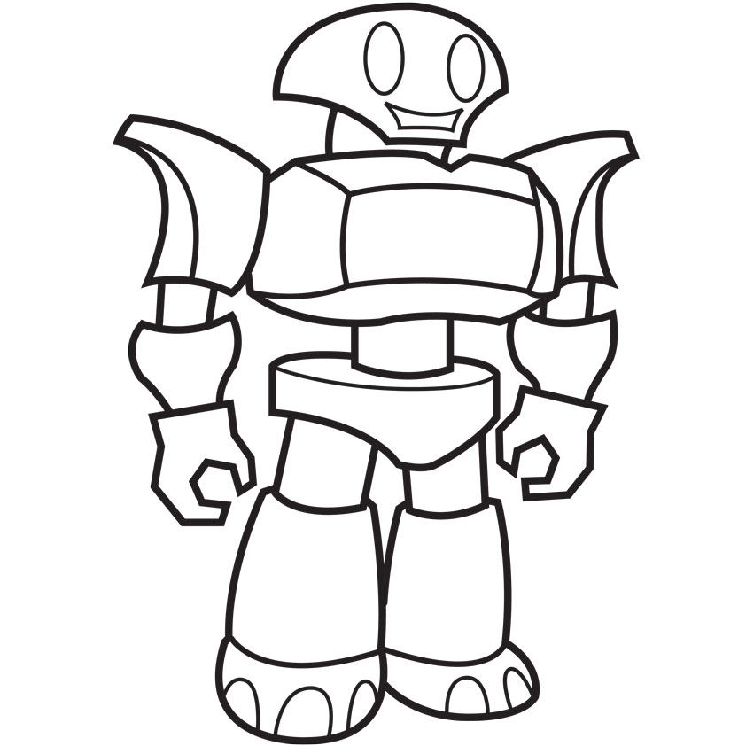 842x842 Coloring Pages Endearing Coloring Pages Draw Robots Coloring
