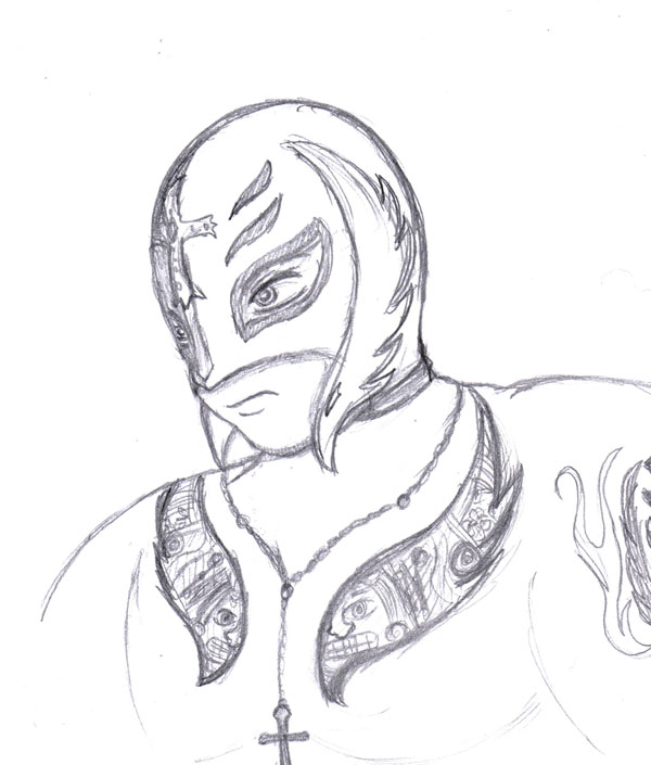 600x705 Rey Mysterio By Shini Smurf