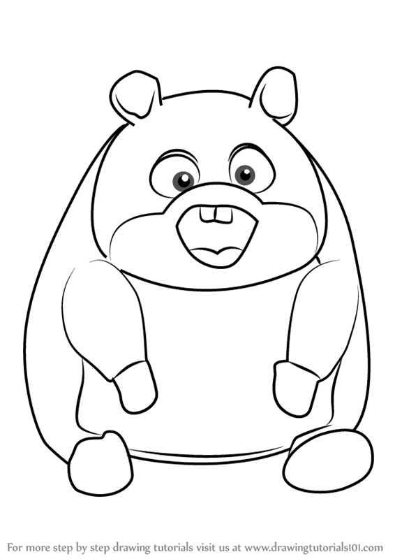 566x800 Learn How To Draw Rhino From Bolt (Bolt) Step By Step Drawing