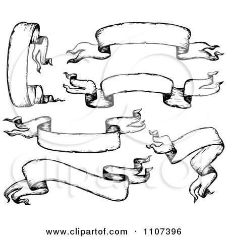 450x470 Ribbon Banner Tattoo Free Design Templates