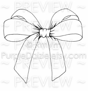 291x300 Downloadable Pretty Bow Printable Coloring Page Silk Bow Zen