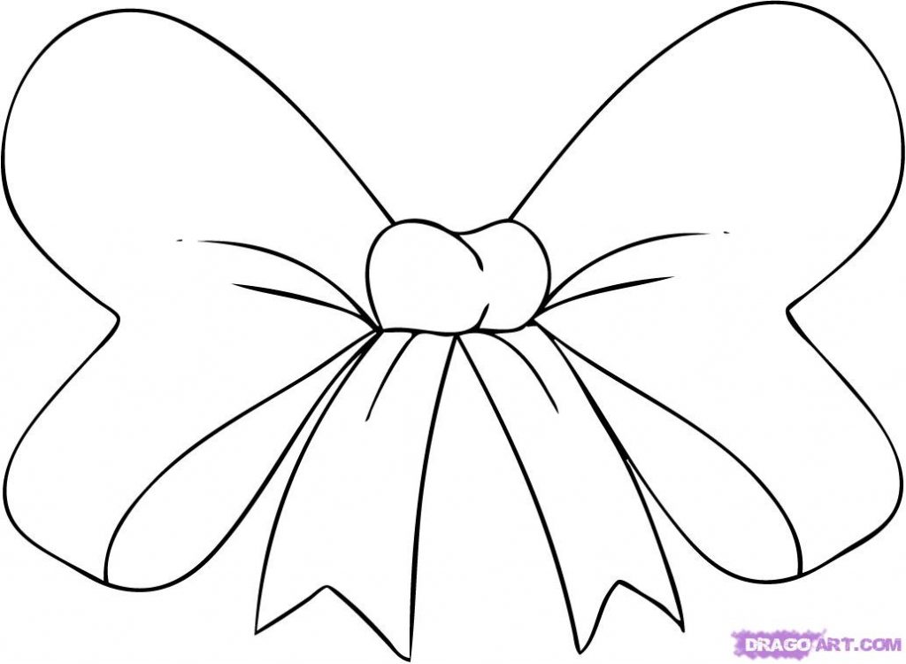 1024x750 Bows Coloring Pages