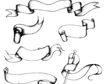 340x270 Image Result For Ribbon Drawing Drawings Drawing