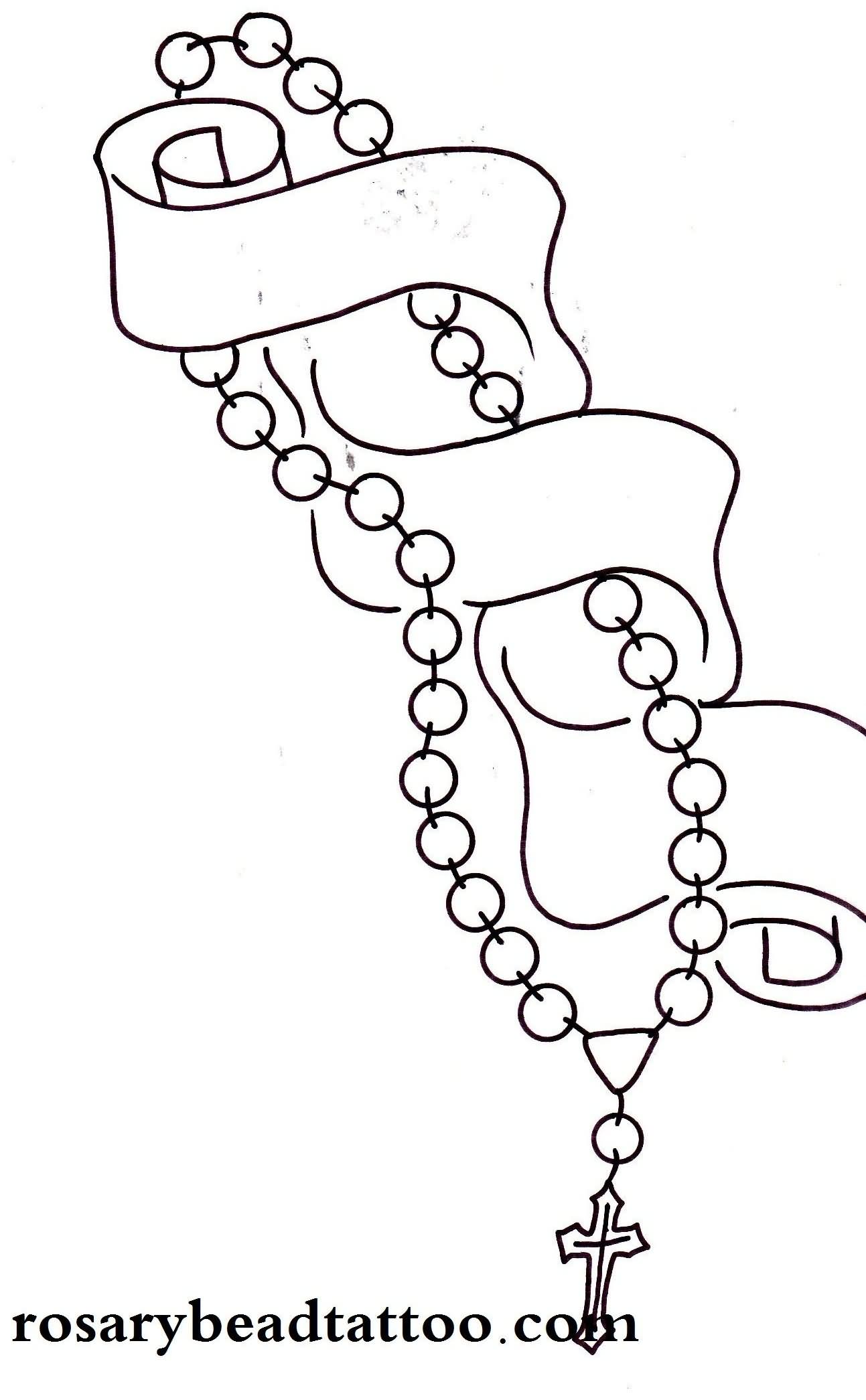 1293x2091 Ribbon Tattoo Designs