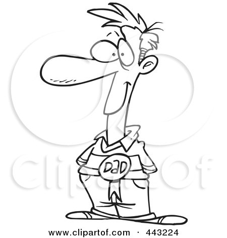 450x470 Royalty Free (Rf) Clip Art Illustration Of A Cartoon Black