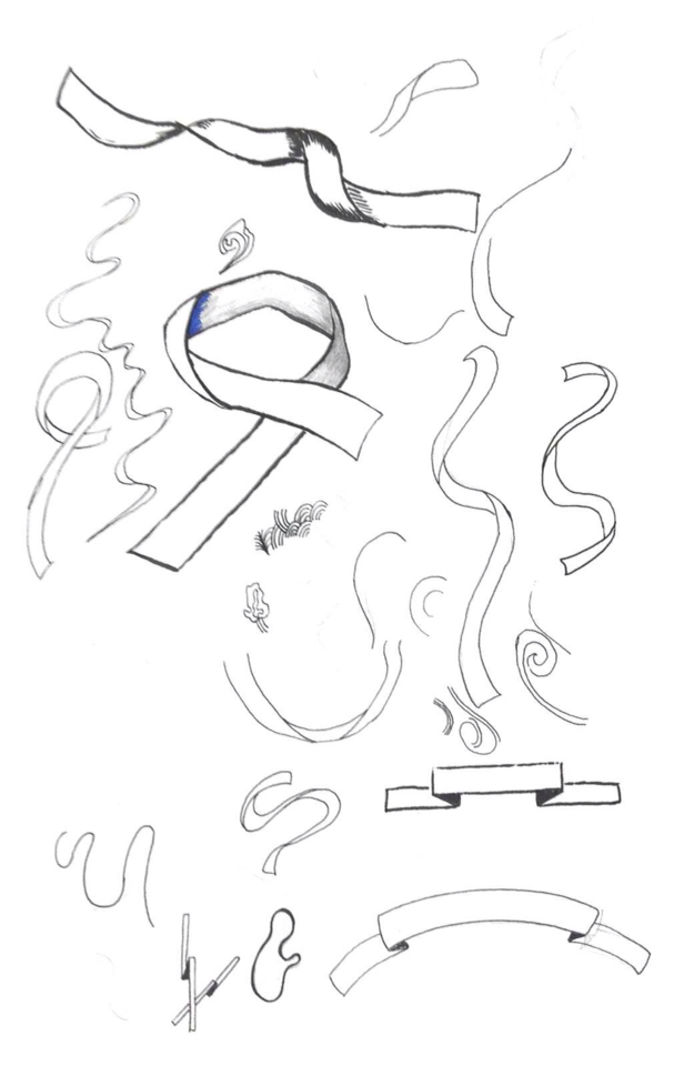 616x960 Working On Trying To Draw Ribbons, I Can'T Quite Get The Flowing