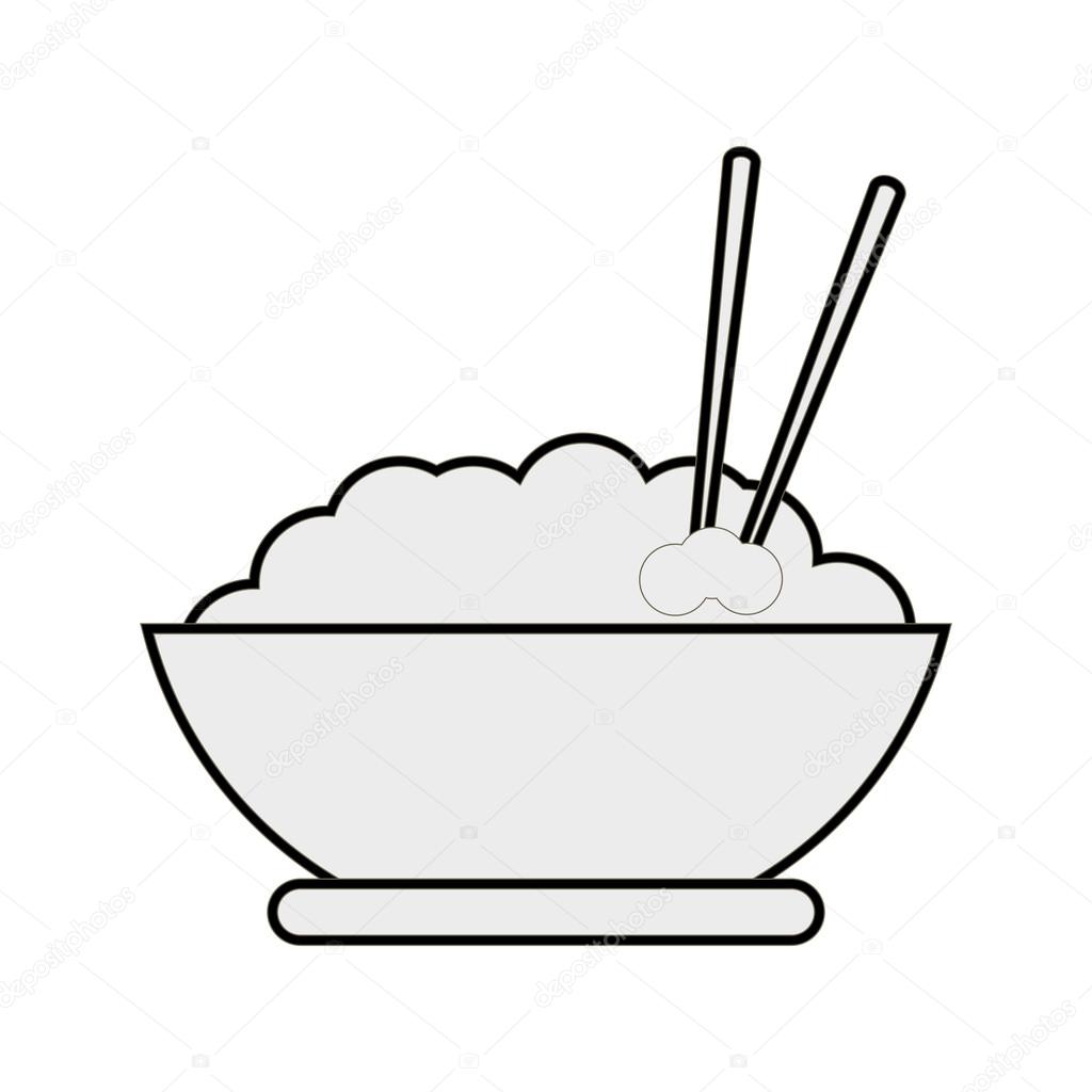 1024x1024 Rice Bowl Icon Stock Vector Jemastock