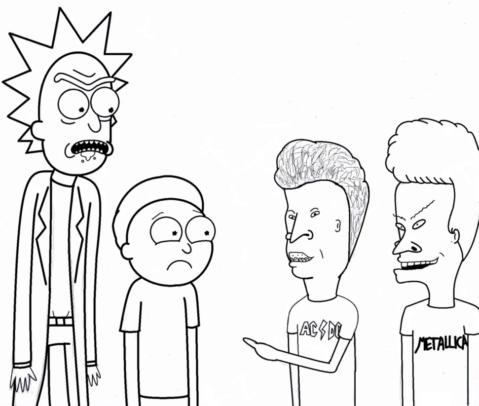 Rick And Morty Drawing at GetDrawings | Free download