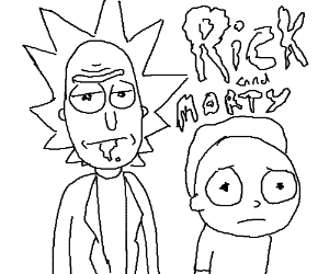 Rick And Morty Drawing at GetDrawings | Free download