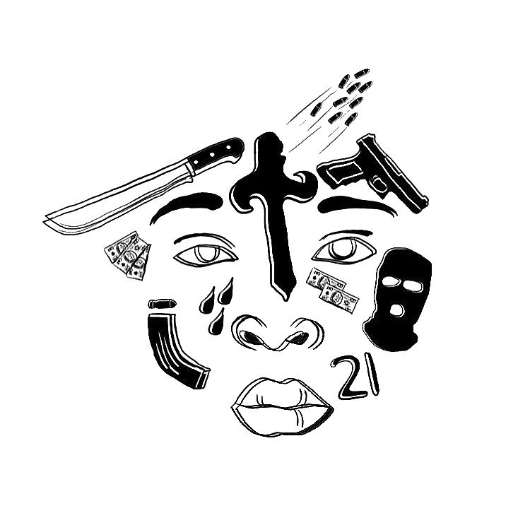 750x750 21 Savage Drawing By Budinoski Redbubble