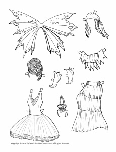 230x300 Fairy Dresses Drawing