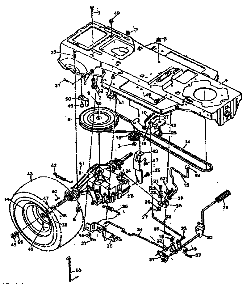 Craftsman Lawn Tractor Parts Diagram : Craftsman Diagram Mower Lawn 917 ...