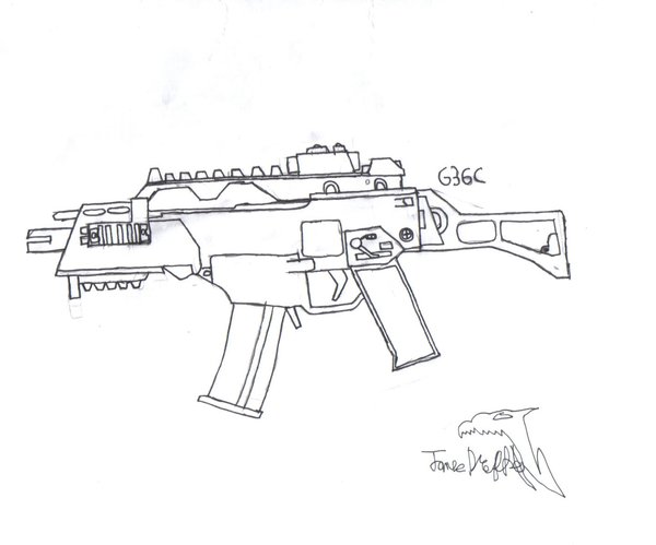 600x499 G36c Assault Rifle By Delta9 11