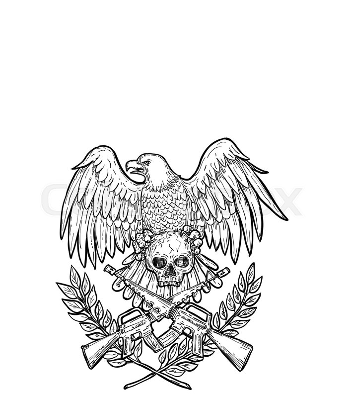 707x800 Drawing Sketch Style Illustration Of An American Bald Eagle