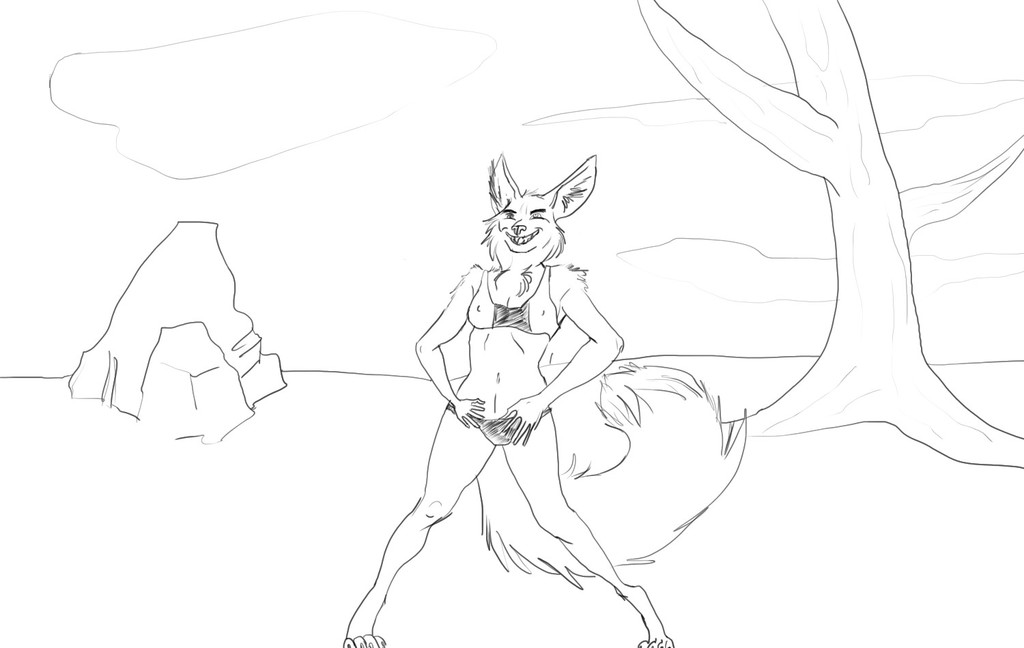 1024x648 I Know The Right Hand Is Drawn Wrong. Weasyl