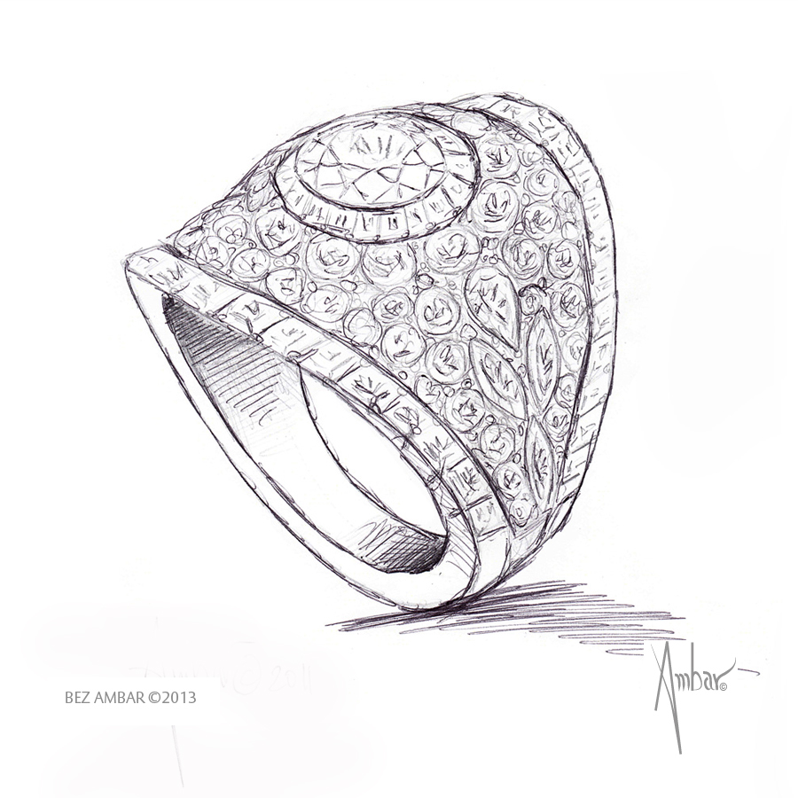 900x900 Bez Ambar Custom Design Hand Drawing