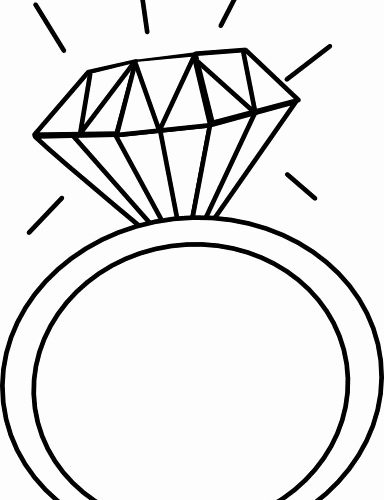 384x500 Diamond Ring Drawing Easy Archives