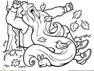 301x229 Color Rip Van Winkle Worksheet