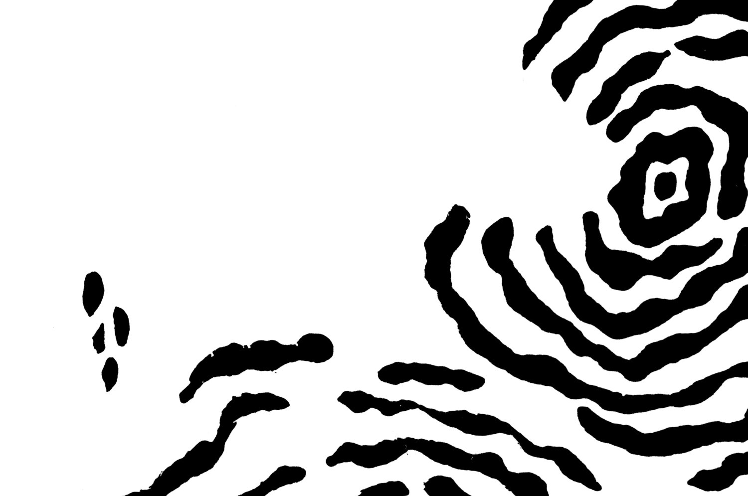 1500x995 Water Ripples Relief Print