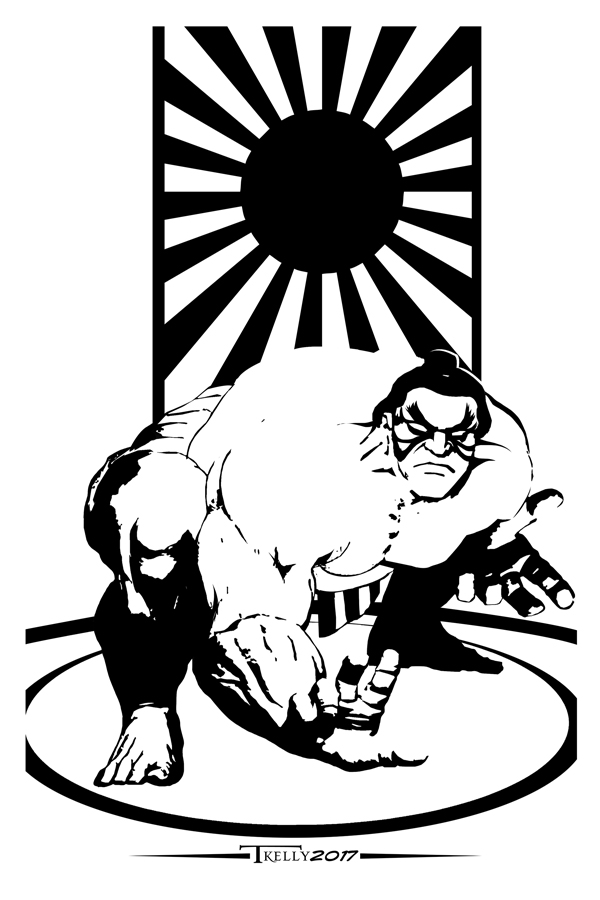 600x900 E Honda Rising Sun By Tom Kelly By Tomkellyart