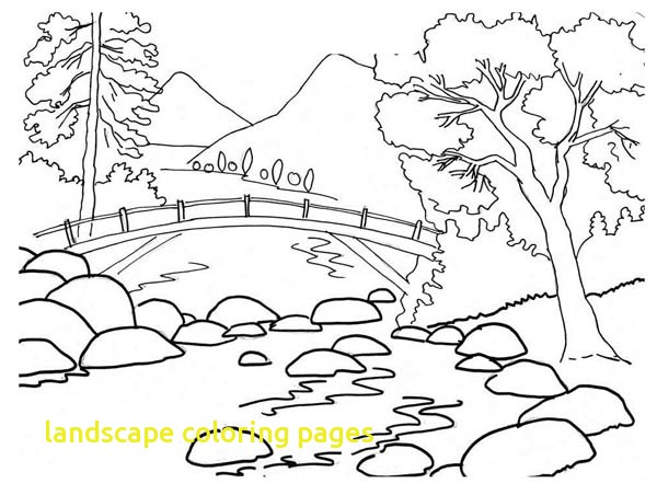 600x452 Landscape Coloring P Stunning River Coloring Pages Printable