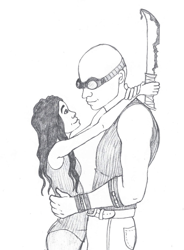 767x1041 Riddick And River By Lovetodraw93