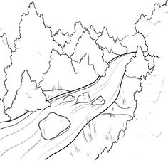 236x229 Simple River Drawing