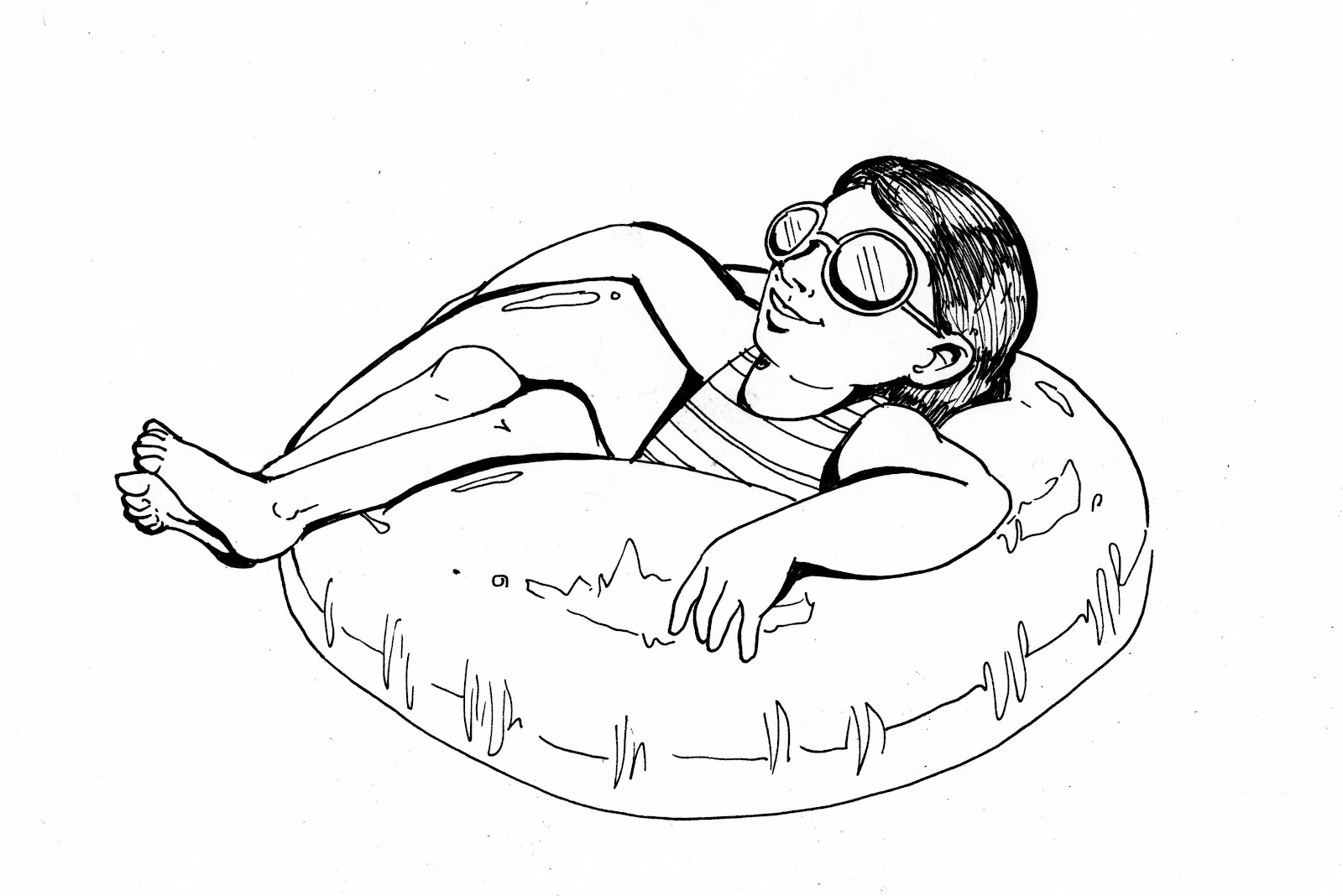 1600x1068 Brush Quibblies Day 307 Lazy River (Crosspost From Anthdrawlogy)