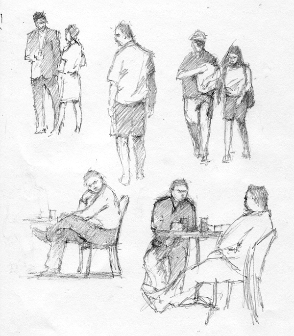 600x685 More Street Scenes And Some Figure Sketches Ralph Parker, Artist