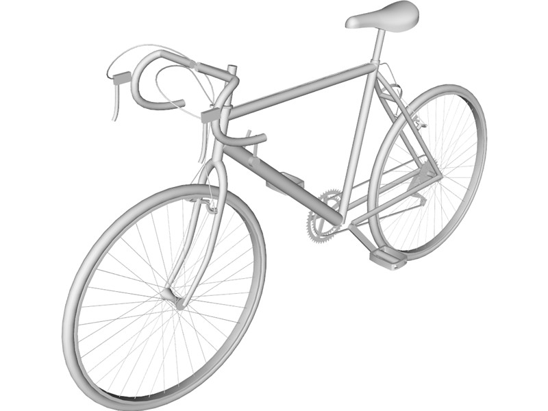 800x600 Bicycle Road 10 Speed 3d Model