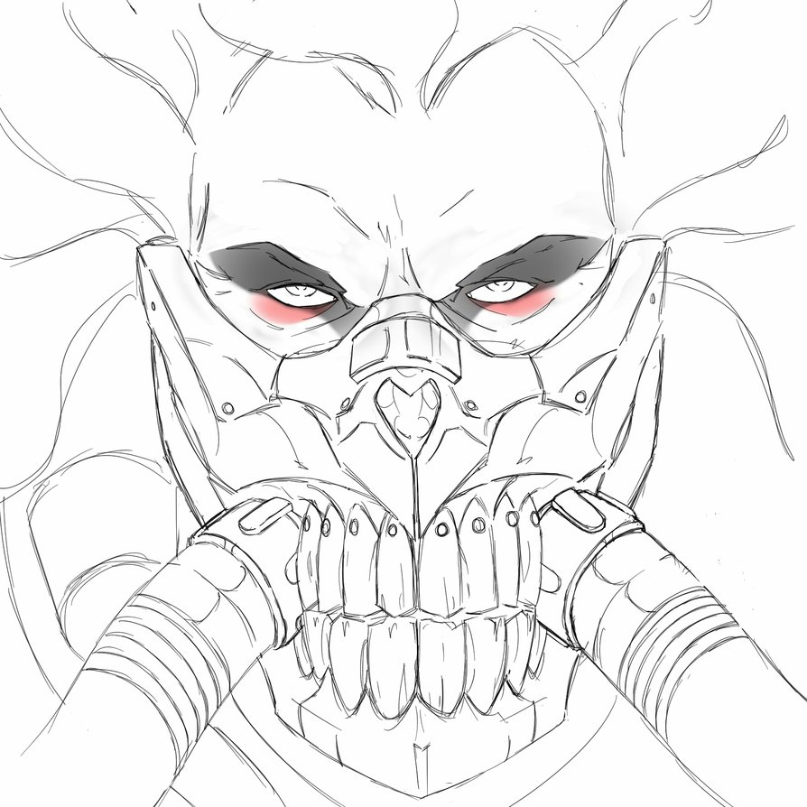 894x894 Mad Max Fury Road (Joe) Quick Sketch By Thesadisticsamurai