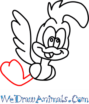 300x350 How To Draw Baby Road Runner From Looney Tunes