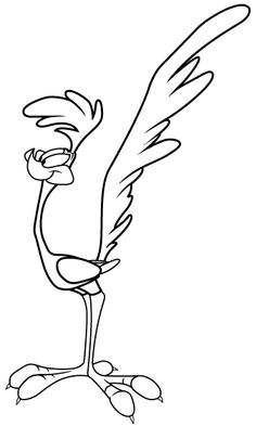 236x393 Roadrunner Drawingsline Art Stenciling, Painting