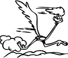 236x201 Road Runner Cartoon Drawings Jos Gandos Coloring Pages For Kids