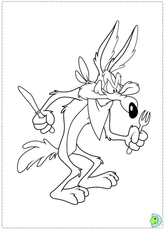691x960 Looney Tunes Wile E Coyote Drawing