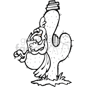 300x300 Roadrunner Clipart Black And White