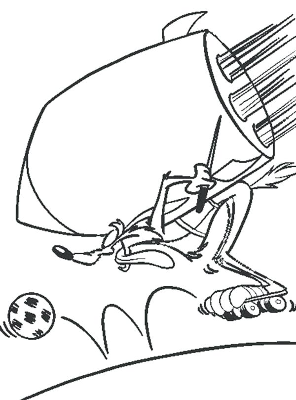 600x809 Desert Coyote Coloring Page Road Runner And Wile E Cartoons