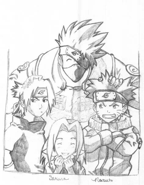 472x604 Naruto Drawing I Did For My Brother During A Road Trip With My