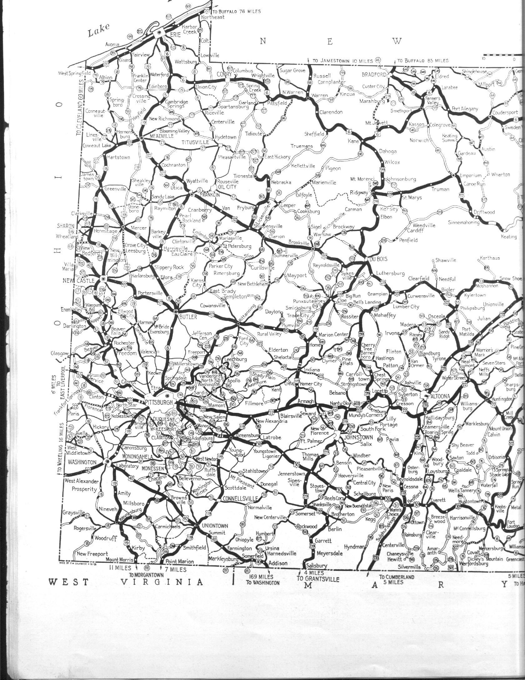 1680x2176 Pennsylvania And Pittsburgh Roads