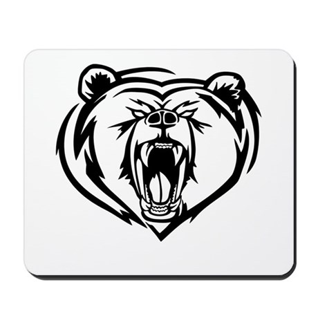 460x460 Grizzly Bear Roaring Office Supplies Office Decor, Stationery Amp More