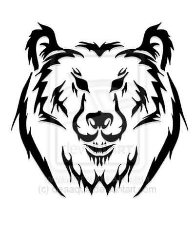 400x480 The Best Tribal Bear Tattoo Ideas On Tribal Bear