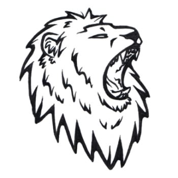 350x350 Com Img Src Http Www Tattoostime Com Images 77 Lion Roaring Tattoo