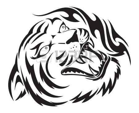 450x367 Tiger Drawing Stock Photos. Royalty Free Business Images