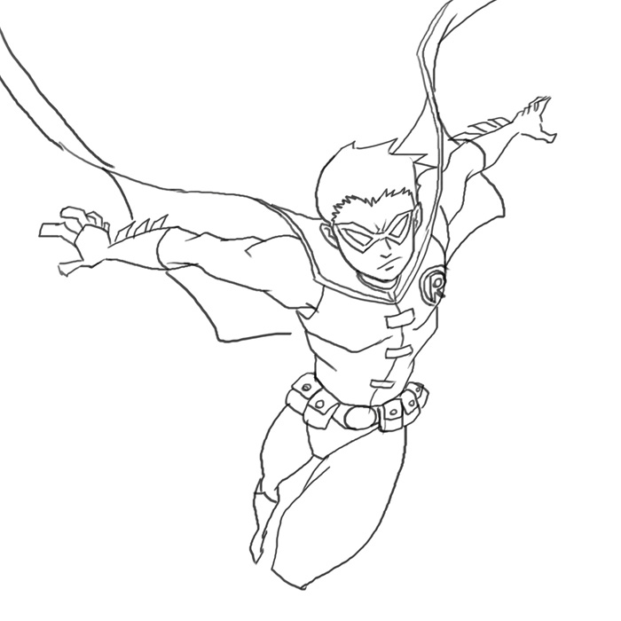 700x700 How To Draw Robin