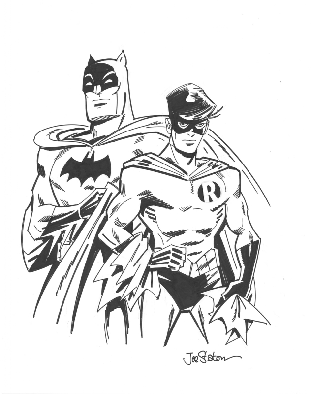 632x800 Joe Staton Earth 2 Batman And Robin, In John Burk's Original Art