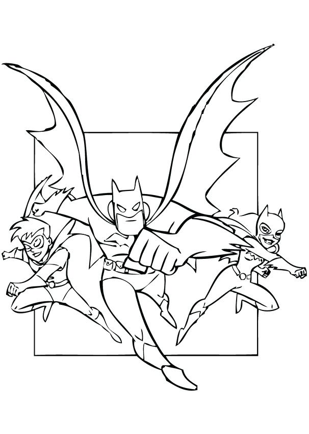 606x850 Pretty Robin Coloring Pages Print Superhero Batman Joker