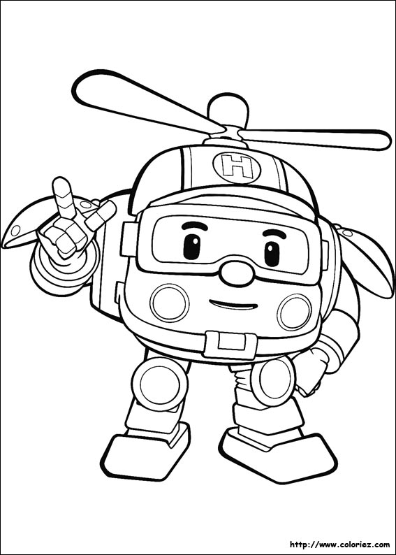567x794 Coloriage En Ligne Robocar Poli 7 On With Hd Resolution 567x794