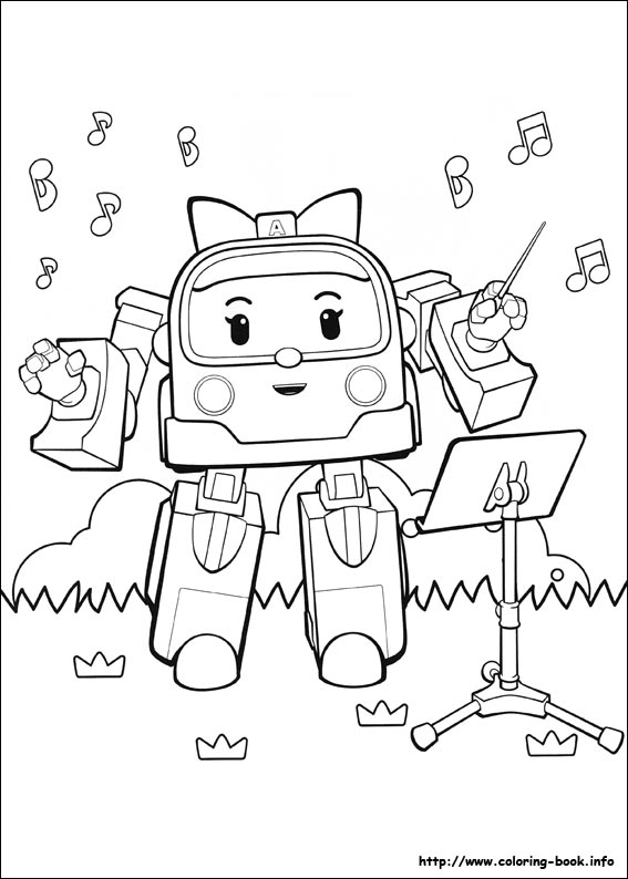 567x794 Robocar Poli Coloring Pages On Coloring