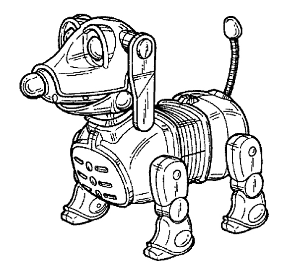 Robot Dog Drawing at GetDrawings | Free download